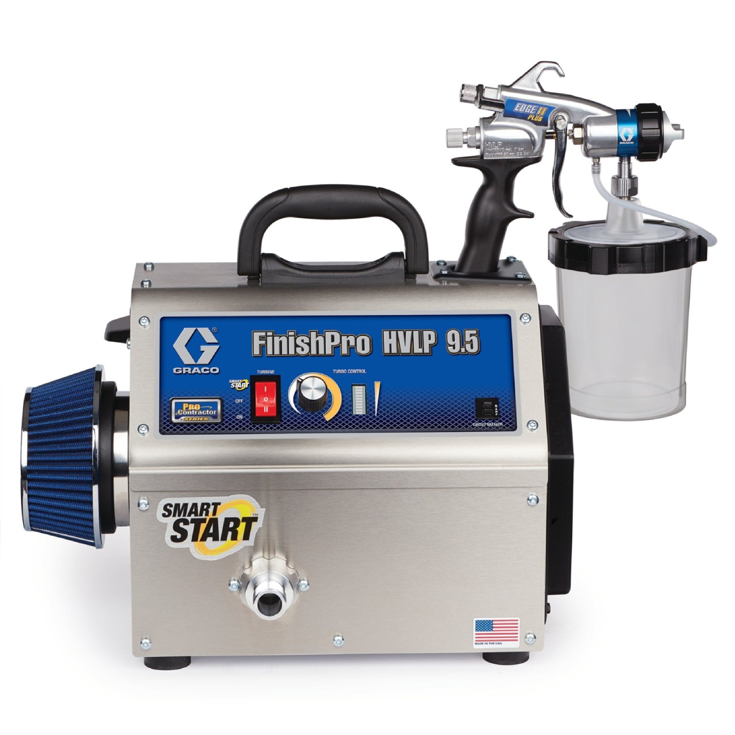 GRACO - HVLP™ 9.5 CONTRACTOR, Spruzzatori FinishPro serie HVLP 9.5 ProContractor, 230 V, UE