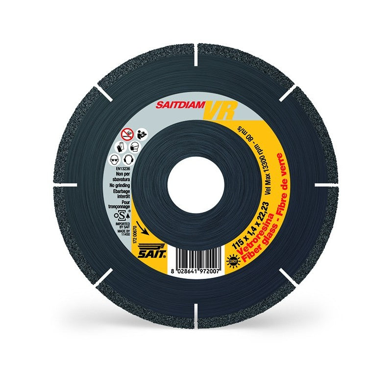 SAITDIAM-EB VR - Disco Diamantato per Vetroresina